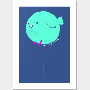 Selfish Bird Baloon Posters and Art